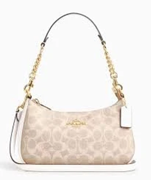 NWT COACH Teri Shoulder Bag In Signature Canvas CV933 US