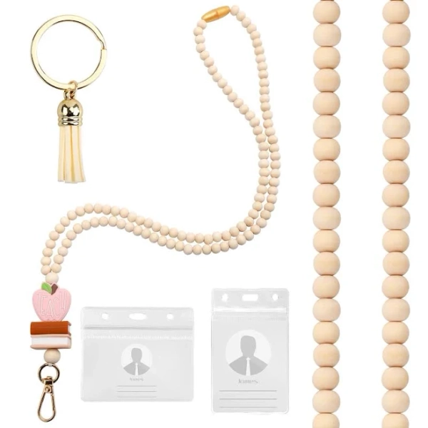 Teacher Lanyard Beaded Necklace