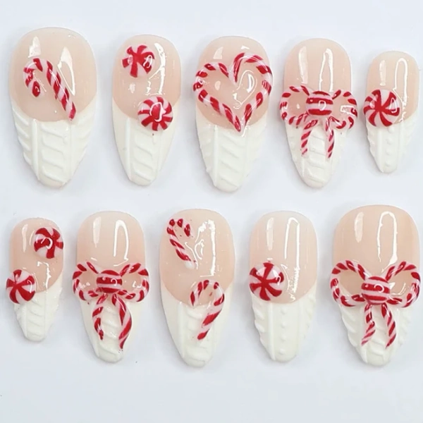 Candy Cane Short Oval