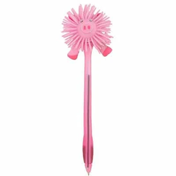 Wholesale Light Up Spikey Pig Top Novelty Pens