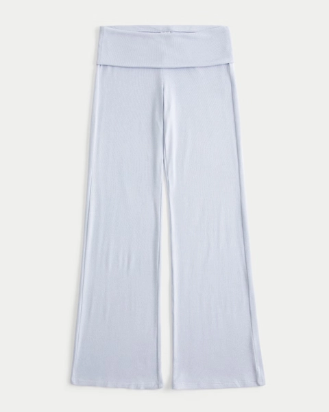 Cozy Knit Foldover Waist Sleep Pants