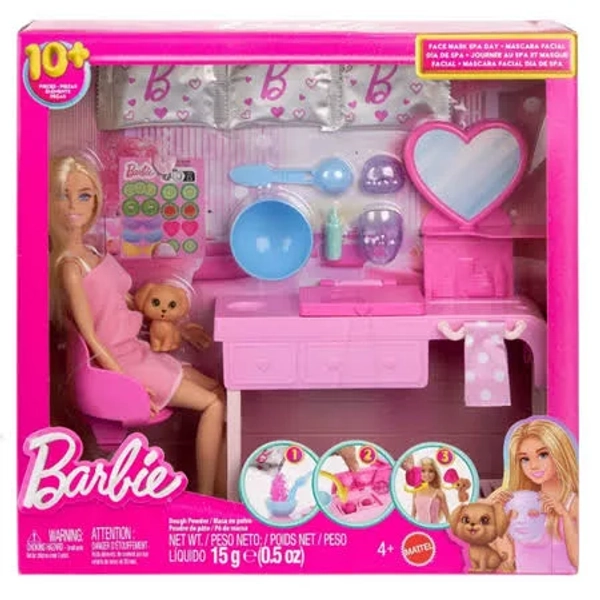 Barbie Face Mask Toy Playset & Doll