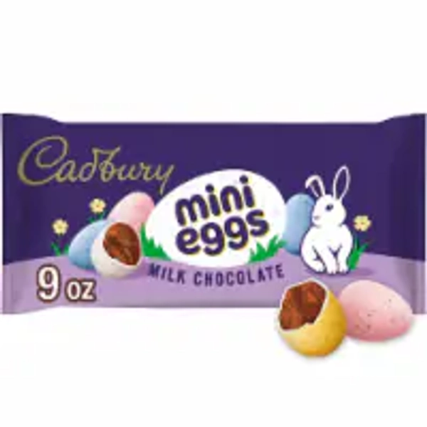 CADBURY MINI EGGS Milk Chocolate Easter Candy Bag, 9 oz