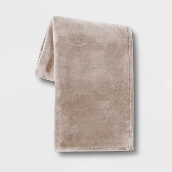 Oversized Primalush Throw Blanket Light Taupe - Threshold™