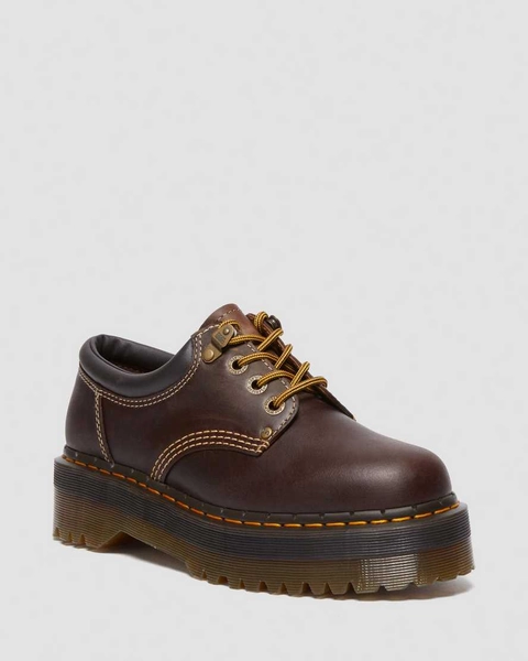 DR MARTENS 8053 Arc Crazy Horse Leather Platform Casual Shoes