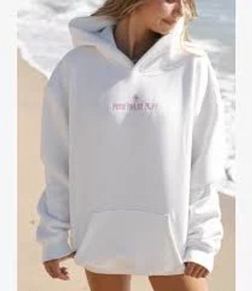 Pink Palm Puff Classic Hoodie