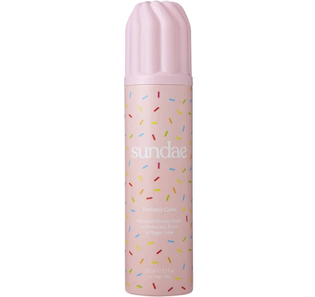 Sundae Birthday Cake Whipped Shower Foam