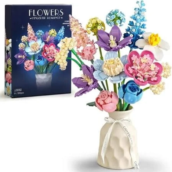 Cutehelper Flower Building Set