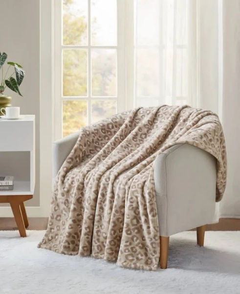 Premier Comfort Cozy Plush Printed Throw Blanket