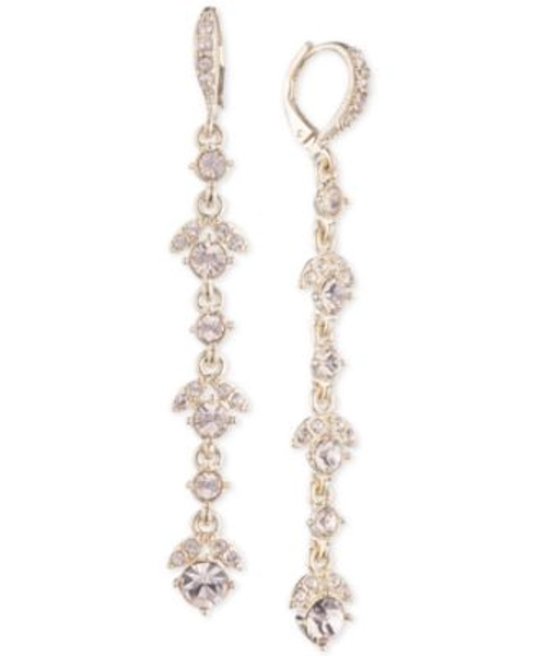 Crystal Linear Drop Earrings
