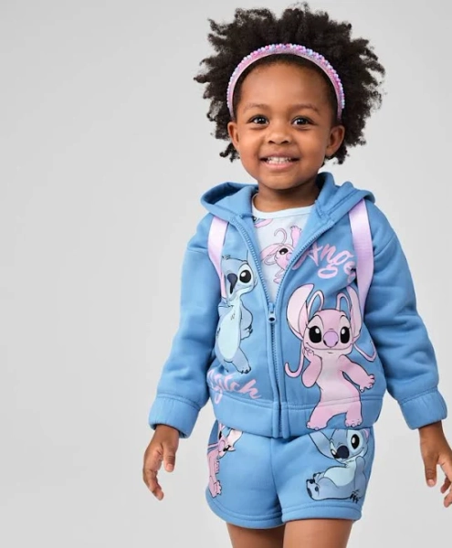 The Children's Place Girls Stitch and Angel 3-Piece Cotton Outfit Set