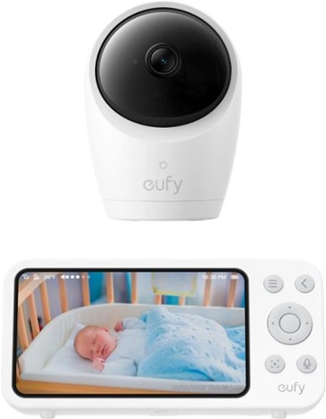 eufy - E21 Baby Monitor with 4K Camera and Charging Base - White