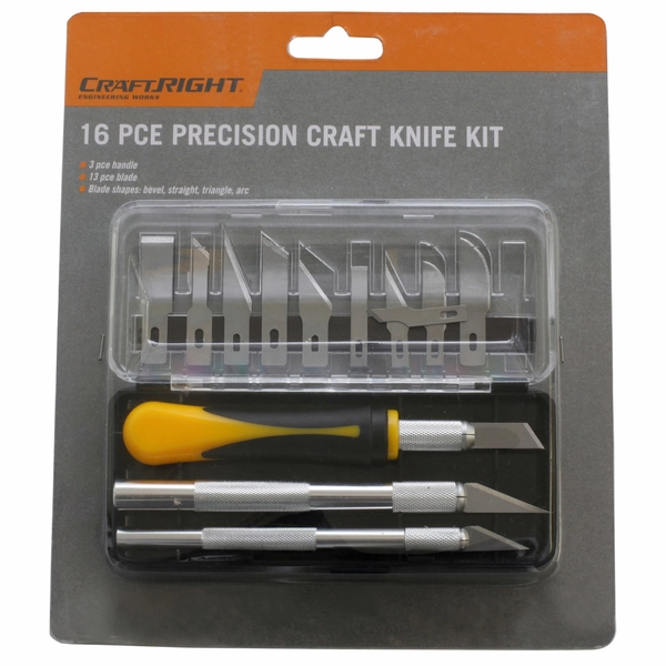 Craftright 16 Piece Precision Craft Knife Kit