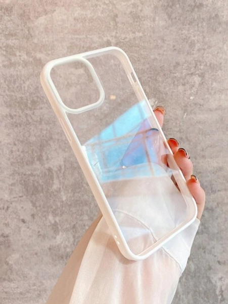 Minimalist Transparent Acrylic Phone Case Compatible With IPhone 17 Pro Max/17 Pro/17/17 Air/16 Pro Max/16/16 Pro/16 Plus/15/15 Pro Max/15 Pro/15 Plus/11/12/13/14 Pro Max/XS/XR/11 Pro/11 Pro Max/12 Pro/12 Pro Max/13 Pro/13 Pro Max/7 Plus/14 Pro/14 Pro Max/14 Plus/7 Plus/8 Plus/8/SE2/16E Soft