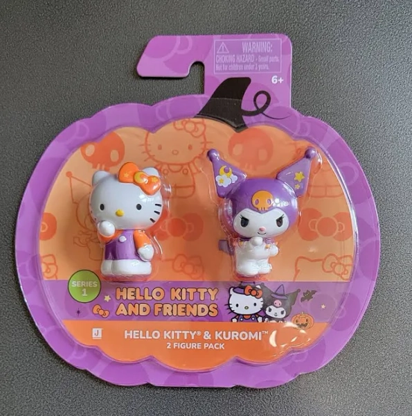 Hello Kitty And Kuroma Halloween Figure Set
