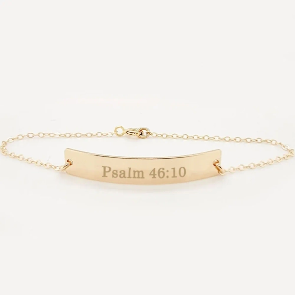 Personalized Bible Verse Bracelet Faith Bracelet