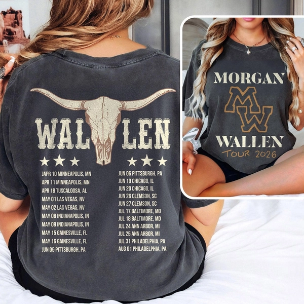 Retro Morgan Merch Wallen Still The Problem Tour 2026 Shirt