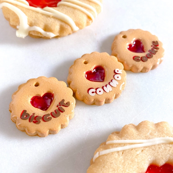 Jam Cookie Pet Tag | Valentine's Pet Tags Polymer Clay Pet Name Tags Pet Tags For Small Large Dogs Handmade In Canada