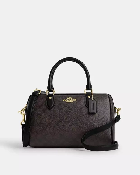 Rowan Satchel Bag In Signature Canvas