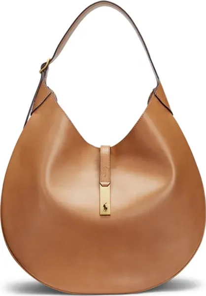 Large Polo ID Leather Shoulder Bag