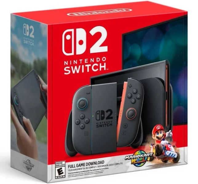 Nintendo Switch 2 Console Mario Kart World Bundle