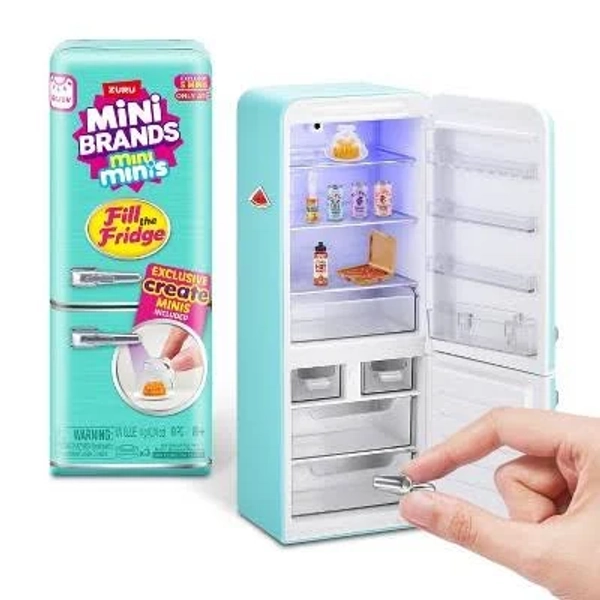Mini Brands Fill The Fridge Playset