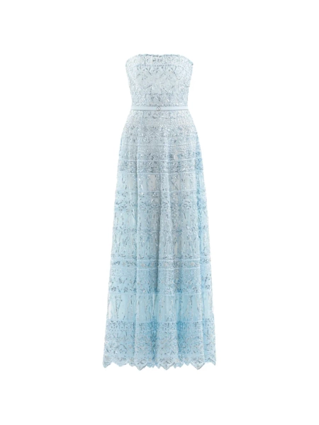 Saiid Kobeisy robe longue à perles brodées | 42