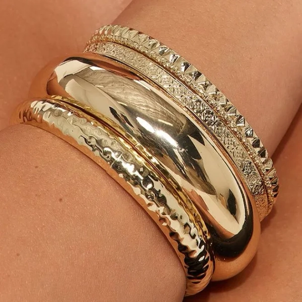 Fashion Nova Taylor 5 Piece Bracelet Set