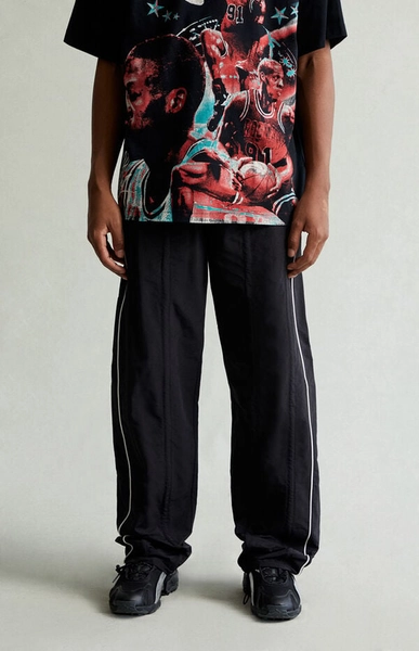 Black Bolton Baggy Track Pants