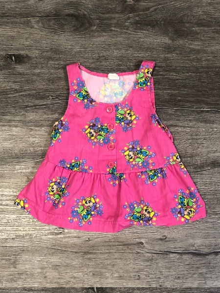 Vintage 80s Muppets Toddler 2T Jumper Miss Piggy &amp; Kermit