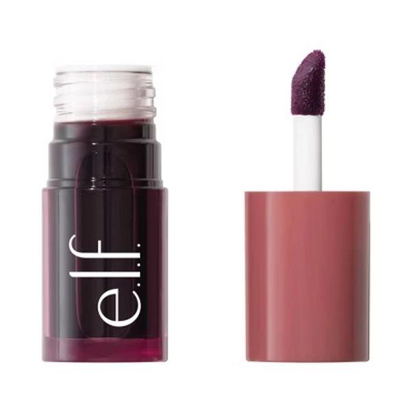 e.l.f. Sheer For It Blush Tint - Buildable Stain For Lips + Cheeks - Burgun-did That - 0.22 fl oz