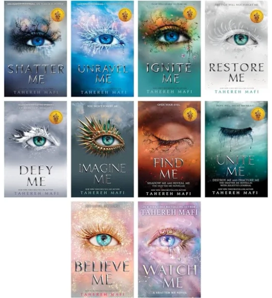 Shatter Me and Shatter Me: The New Republic Series 10 Books Collection Set By Tahereh Mafi (Watch Me + More)