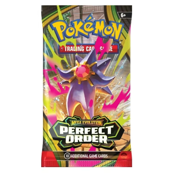 Pokemon ME3 Mega Evolution Perfect Order Booster Pack | Mega Starmie
