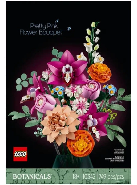 LEGO Botanicals Pretty Pink Flower Bouquet