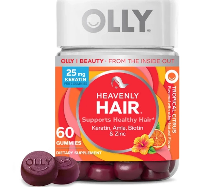 OLLY Heavenly Hair Tropical Citrus 60 ct