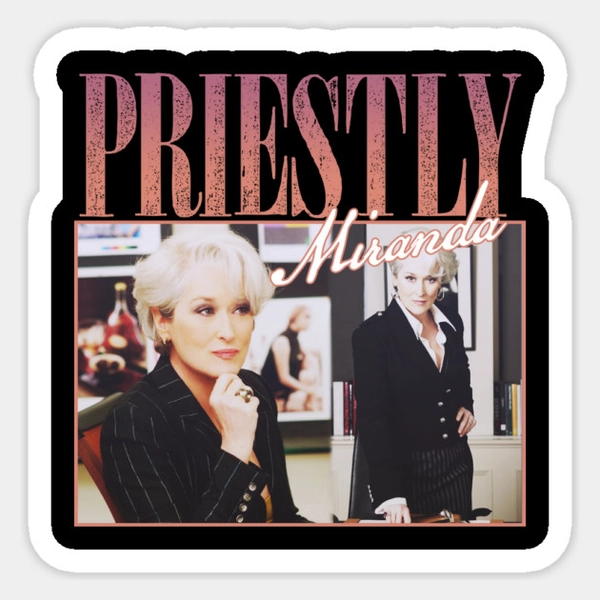 Miranda-Priestly-Homage Sticker