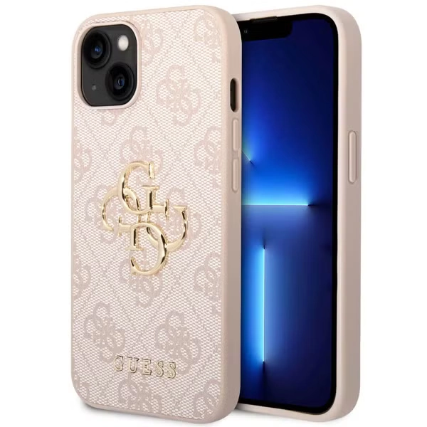 4G Metal Logo Back Cover für das Apple iPhone 15 - Rosa