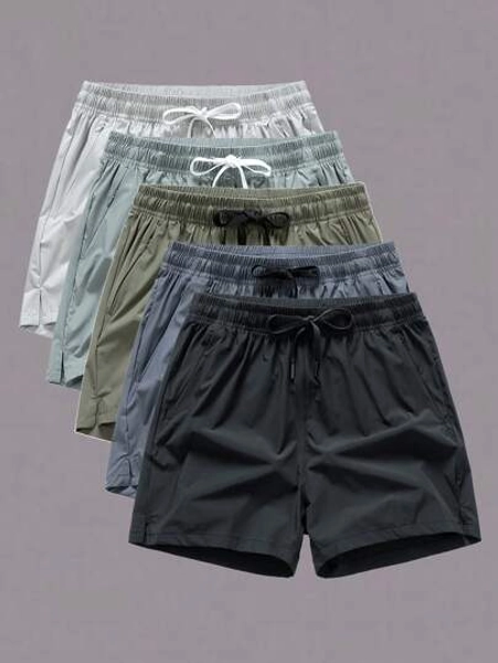 Boyfriend Style Men's Sports Quick-Dry Running Training Fitness Shorts, Unisex Outdoor Beach Shorts