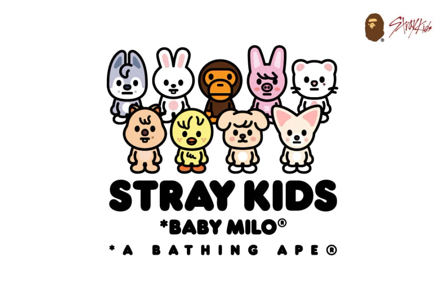 A BATHING APE®︎ × Stray Kids SHARK HOODIEis now available!