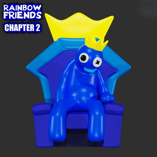 Handmade Rainbow Friends Figure – 3D Printed Roblox Collectible