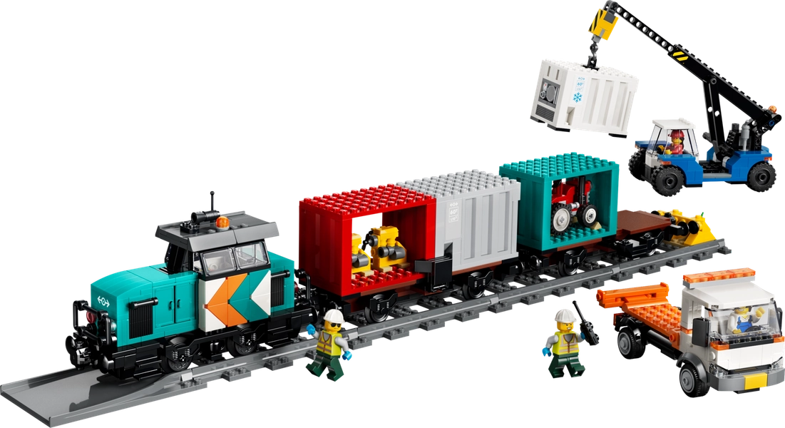 Harbor Freight Train with Crane & Truck