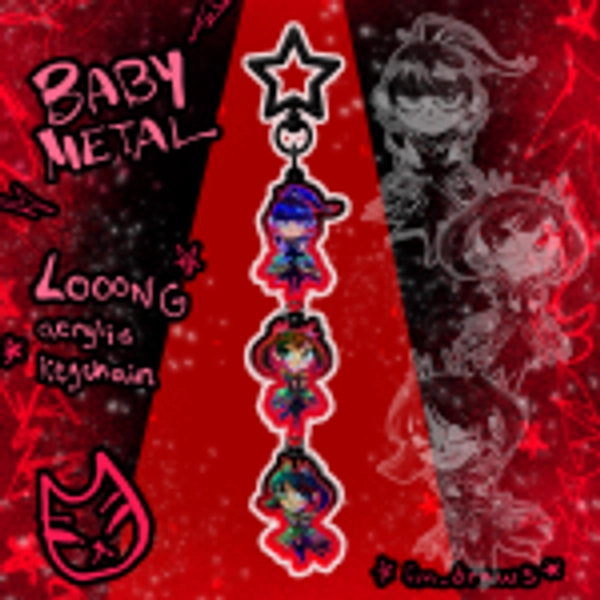 Babymetal Acrylic Keychain by fm draws - ACGGOODS