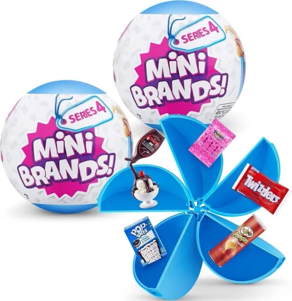 5 Surprise Mini Brands Series 4 Mystery Capsule