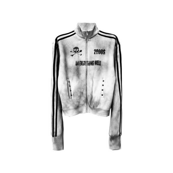 Dark Style Design Retro Print Trendy Loose Hoodie Hip Hop Casual Pants Unisex Sweatshirt