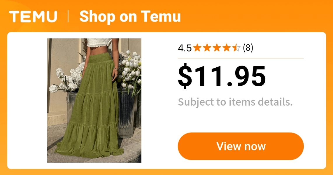womens textured fabric oversized skirt solid color pleated - Temu