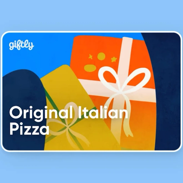 $50 Original Italian Pizza Giftly | Text or Email