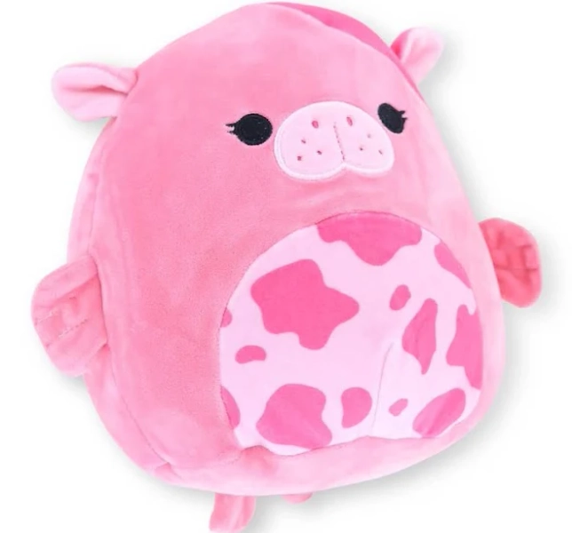 Squishmallows Kerry the Strawberry Milk Sea Cow Plush Toy