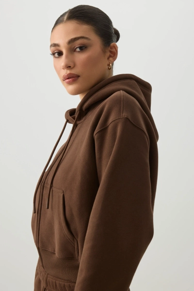MADESOFT™ Fleece Short Zip Up Hoodie