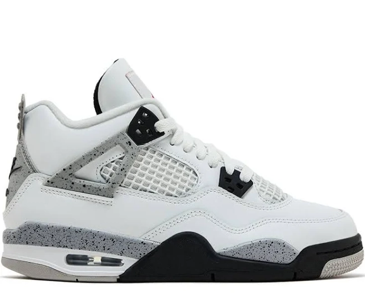 Kids Air Jordan 4 Retro GS "White Cement