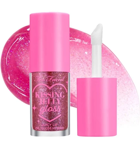 Too Faced Kissing Jelly Non-sticky Lip Oil Gloss - Grape Soda